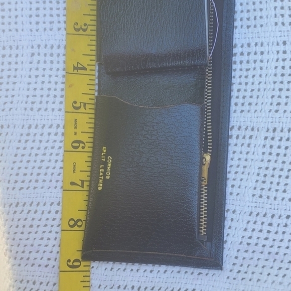 Black Leather Vintage‎ wallet  NEW - Picture 4 of 9